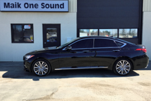 2017 Genesis G70 with professional window tint in North Bay